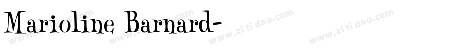 Marioline Barnard字体转换
